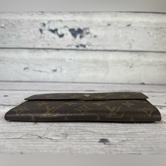 Louis Vuitton Portefeuille Sarah Long Bifold Wallet Monogram Canvas Leather - Picture 5 of 16